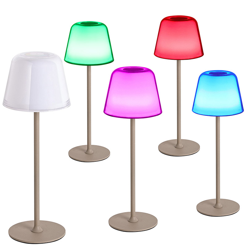 LED -bureaulamp met RGB -champignon schaduw