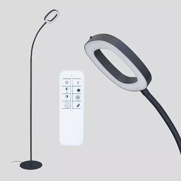 Metalen led-vloerlamp