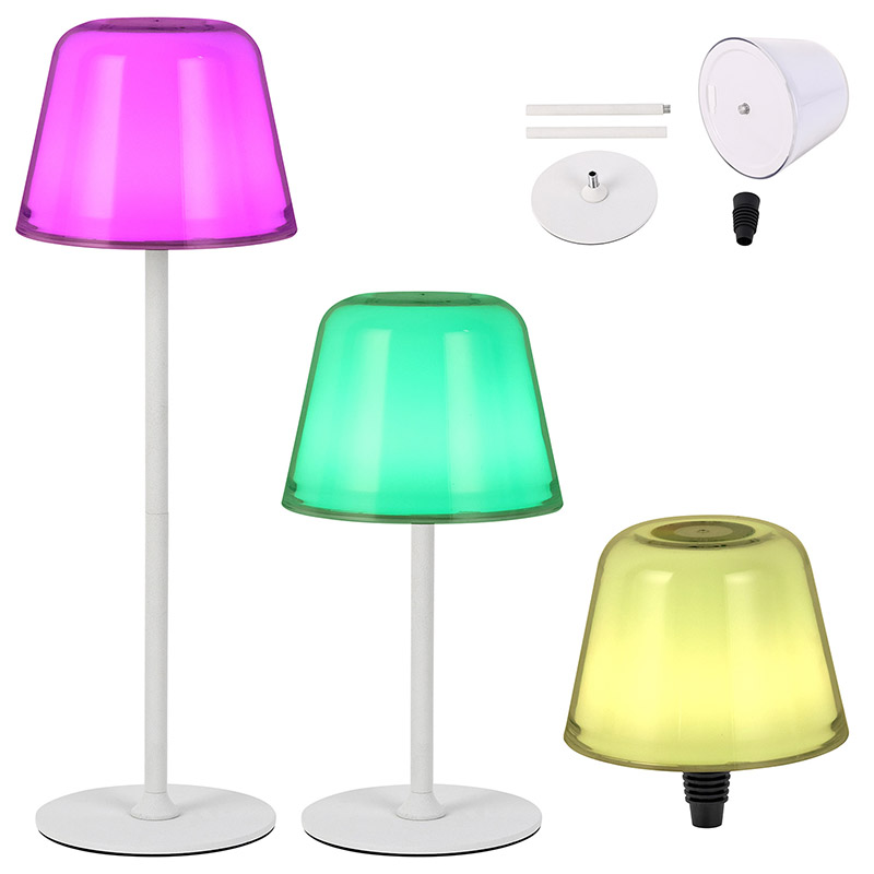 Moderne draadloze lamp met RGB-kleurwissellamp