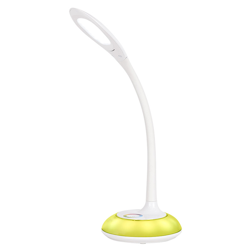 Moderne LED -bureaulamp met RGB -basis