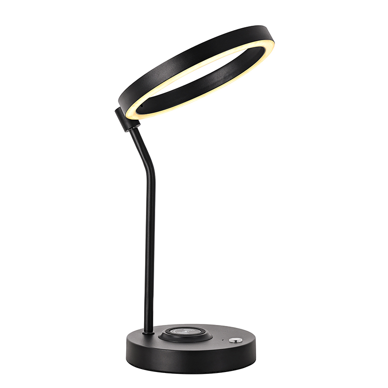 Moderne LED-bureaulamp met draadloos opladen