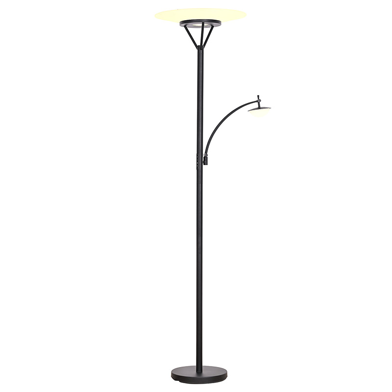 Nieuwe led-vloerlamp met moeder- en zoonlicht