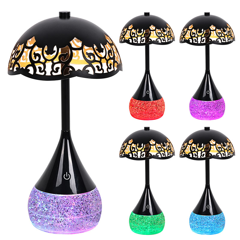 RGB kleurbasis LED -bureaulamp met paraplu -vorm