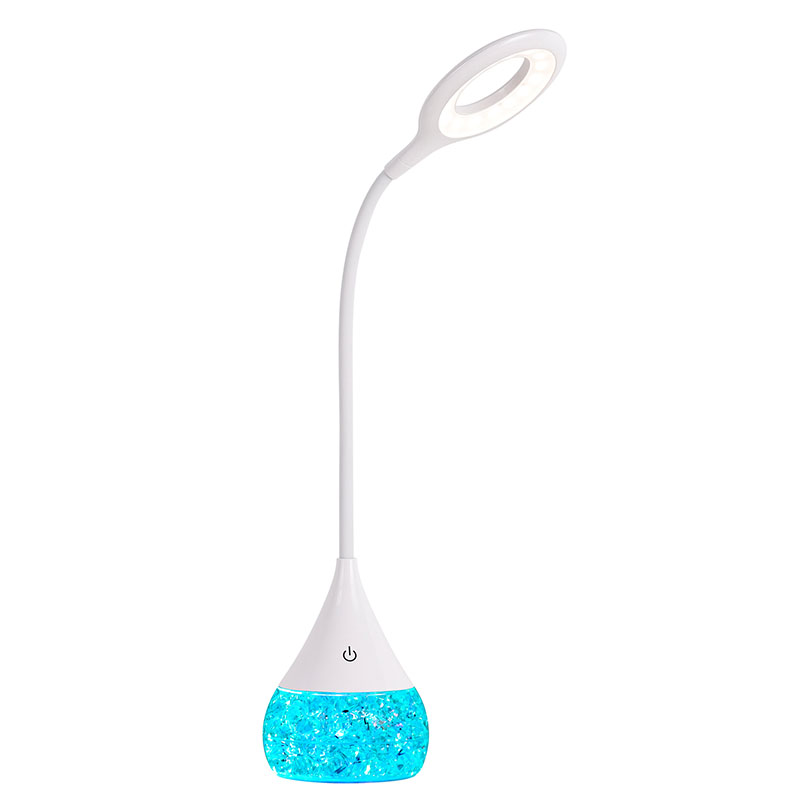 RGB ICE Liquid Base LED-bureaulamp met verstelbare kap