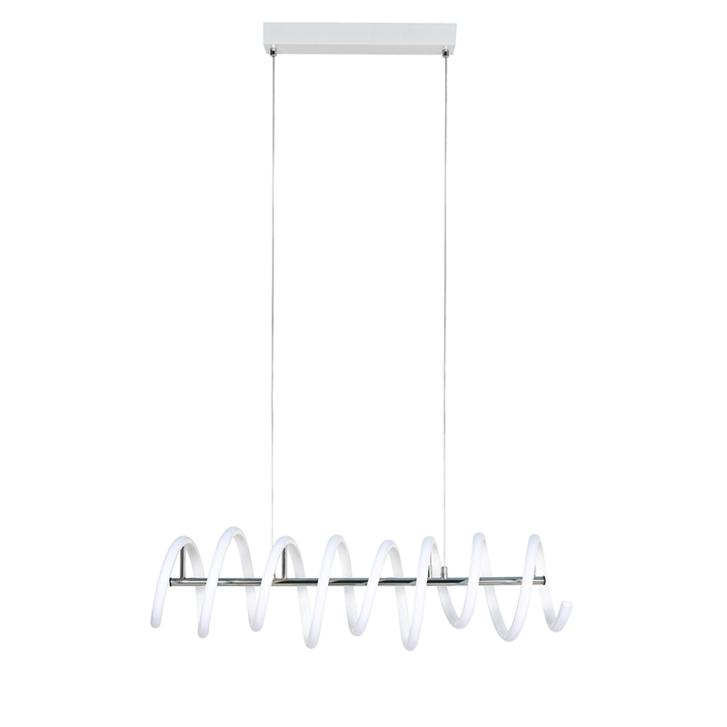 Spiraallamp LED hanglamp met aluminium