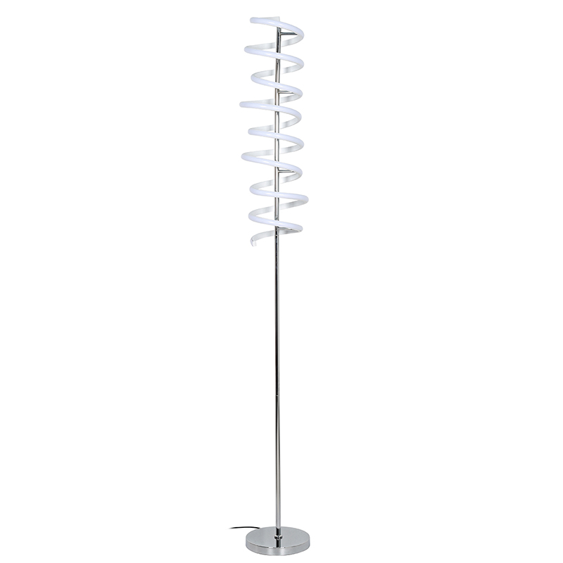 Spiraalvormige LED-vloerlamp