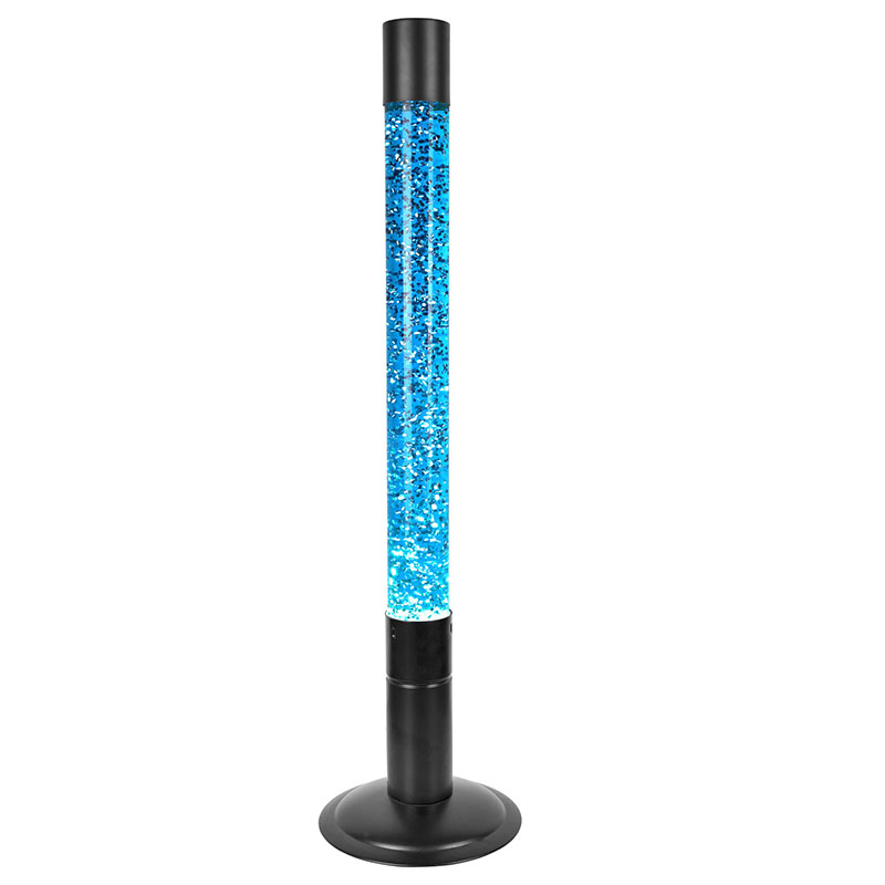 Groothandel blauwe waterglitter hoteldecorlamp