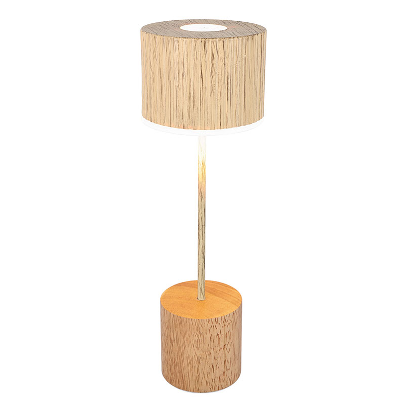 Houten led-leeslampjes met batterij